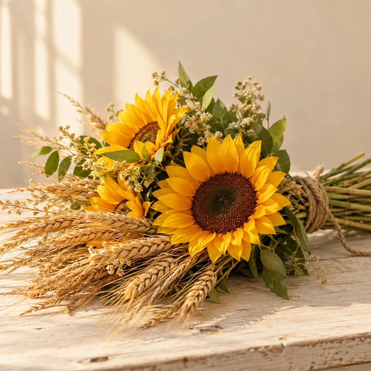 Sunflower and wheat bundle
