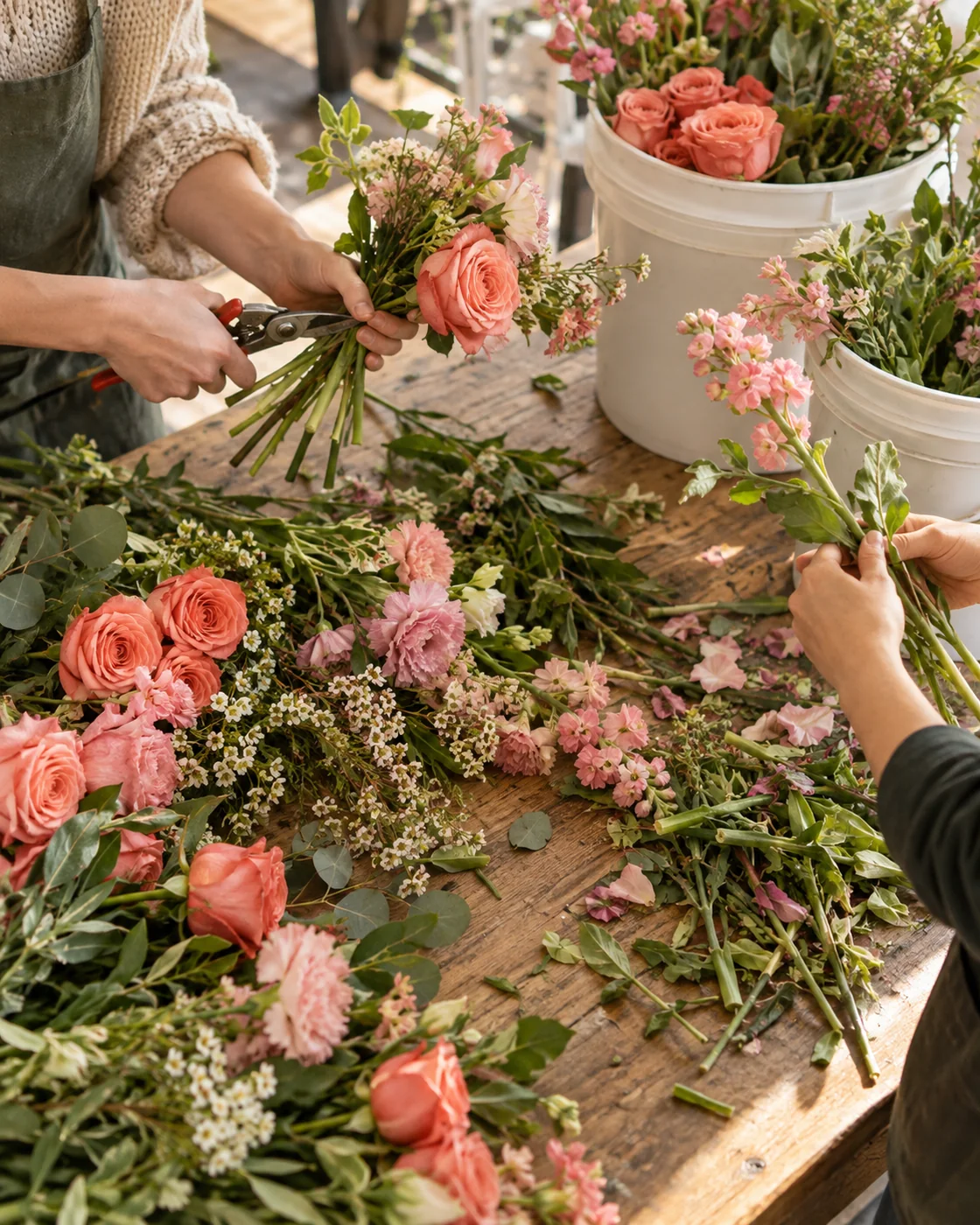 Sorting donated stems